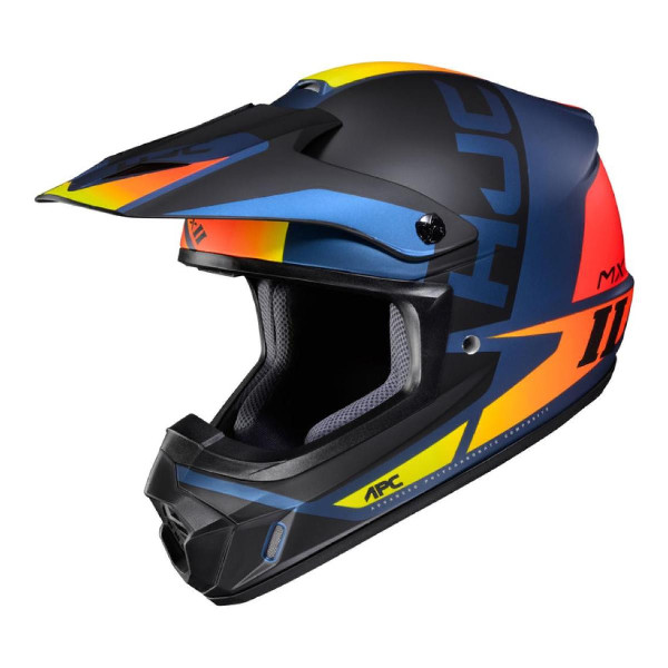 KASK HJC CS-MX II CREED BLACK/BLUE/ORANGE XS