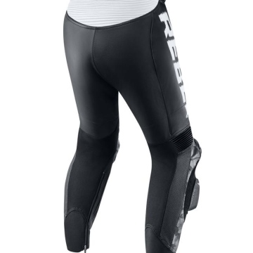 SPODNIE SKÓRZANE REBELHORN REBEL BLACK/WHITE 54