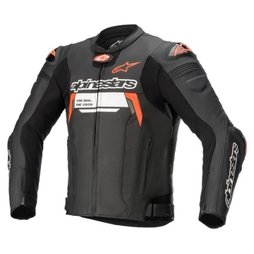 KURTKA SKÓRZANA ALPINESTARS MISSILE V2 IGNITION BLACK/FLUO RED 56