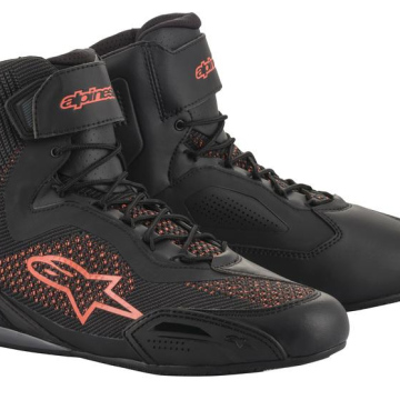 Buty Motocyklowe ALPINESTARS Faster 3 Rideknit Czarny/Czerwony 45