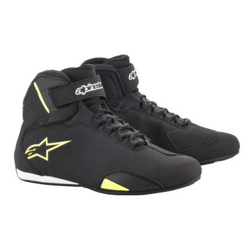 BUTY ALPINESTARS SEKTOR BLACK/FLUO YELLOW 12
