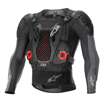 KOSZULKA Z OCHRANIACZAMI ALPINESTARS BIONIC PLUS V2 BLACK/ANTHRACITE/RED XXL