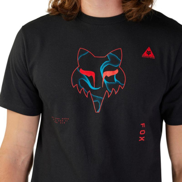 T-SHIRT FOX WITHERED BLACK L