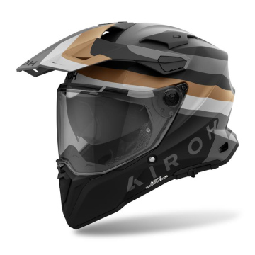 Kask Cross AIROH Commander 2 Doom Matt Złoty L