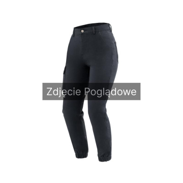 SPODNIE JEANS OZONE JANE LADY JOGGER FIT BLACK W44L30