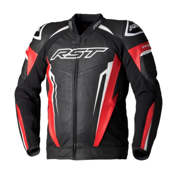 KURTKA SKÓRZANA RST TRACTECH EVO 5 RED/BLACK/WHITE M (3437)
