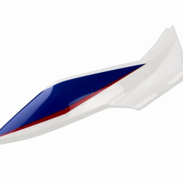 Oslona boczna prawa do modelu ARROW FLY50 w kolorze niebieskim.