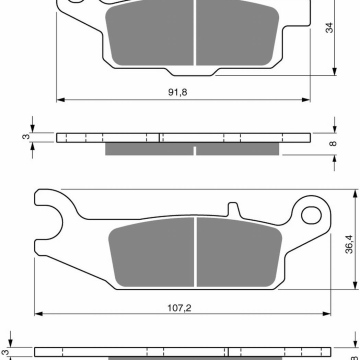 Seria K5 jest kierowana do motocykli off road, crossów i quadów. Klocki wykonane z mieszanki metalowo-ceramicznej zapewniajacej optymalne wlasnosci cierne, niskie zuzycie okladzin oraz tarcz hamulcowych zwiekszajace ich zywotnosc, posiadaja funkcje sam