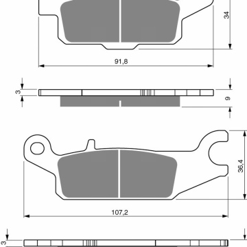 Seria K5 jest kierowana do motocykli off road, crossów i quadów. Klocki wykonane z mieszanki metalowo-ceramicznej zapewniajacej optymalne wlasnosci cierne, niskie zuzycie okladzin oraz tarcz hamulcowych zwiekszajace ich zywotnosc, posiadaja funkcje sam