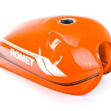 Zbiornik paliwa do modelu BASSA WM w kolorze pomaranczowym.