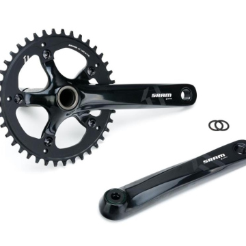 Korba p+l SRAM FC S350-1 40x175mm czarna os 24mm 00.6118.324.009