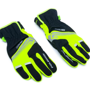 Rekawiczki rowerowe z dlugimi palcami, zimowe WINSHIELD  roz L seledyn
