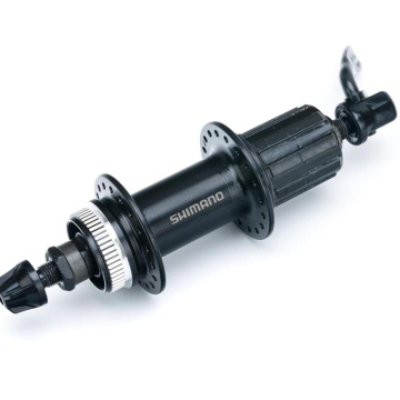 Piasta tylnia SHI FH-QC300-HM Center Lock Disc 36-ot 135mm zamykacz 166mm czarna