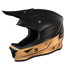 Kask Cross SHOT RACING Raw 3.0 Matt Czarny/Brąz S