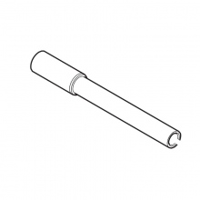 AXLE, FRONT WHEEL SM125