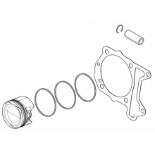 B cat. complete piston-B0180110002