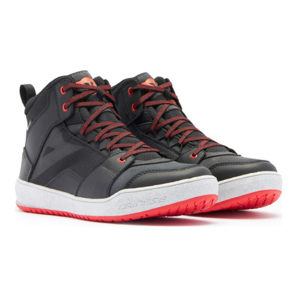 Buty Motocyklowe Dainese Suburb D-WP Czarny/Biały/Czerwony fluo 43