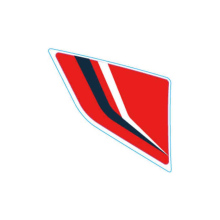 STICKER Right lower band decal under-footrest 1 Colour:Fluo Red[fluo]