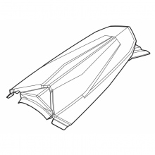 BŁOTNIK TYLNY SWM SM125 FENDER, REAR