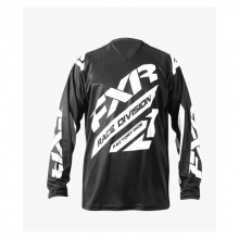 Koszulka FXR Clutch MX Czarny/Biały L