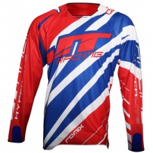 Bluza JT RACING HYPER LITE REMIX JERSEY  RED/WHITE/BLUE  ROZMIAR XXL