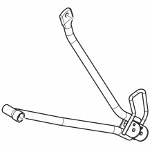 BRACKET, PILLION FOOTREST LH