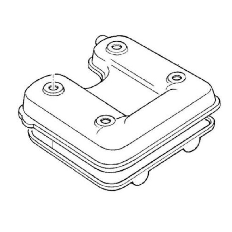 COVER, CYLINDER HEAD – Pokrywa głowicy (czerwona, lakierowana) SWM M0A0P00110