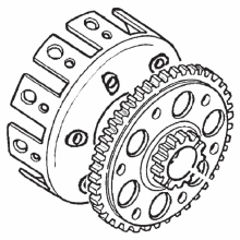 CLUTCH HOUSING RS500 R