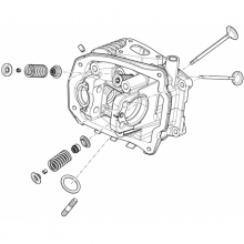 Complete cylinder head-828583
