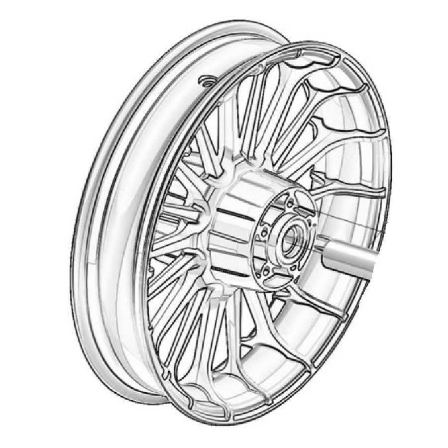 Front Wheel Hub – Piasta przedniego koła SWM Stormbreaker 54180082