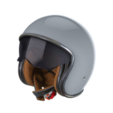 KASK OTWARTY JET STORMER PEARL SZARY POŁYSK rozmiar XS