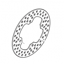 DISC, REAR BRAKE SM500 R