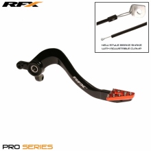 Pedał hamulca tylnego RFX SX/EXC TC/TE 250-450 17>22 99 Czarny/Pomarańczowy