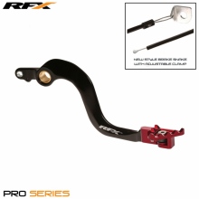 Pedał hamulca tylnego RFX CR250 02-07 99 Czarny/Czerwony