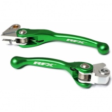 RFX KLAMKI ŁAMANE KAWASAKI KXF 250/450 04-12 YAMAHA 125/250 01-07 ZIELONY