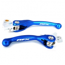 RFX KLAMKI ŁAMANE KAWASAKI KXF 250/450 04-12 YAMAHA YZ 125/250 01-07 YZF 250 01 NIEBIESKI