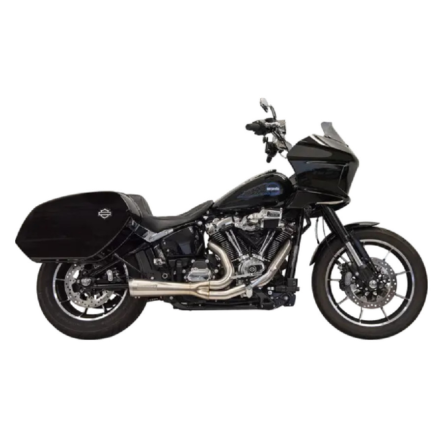 UKŁAD WYDECHOWY – TŁUMIK BASSANI XHAUST 2-1 SHORT RIPPER MEGAPHONE HARLEY-DAVIDSON SOFTAIL 2021-2025 STAINLESS 49 STATE