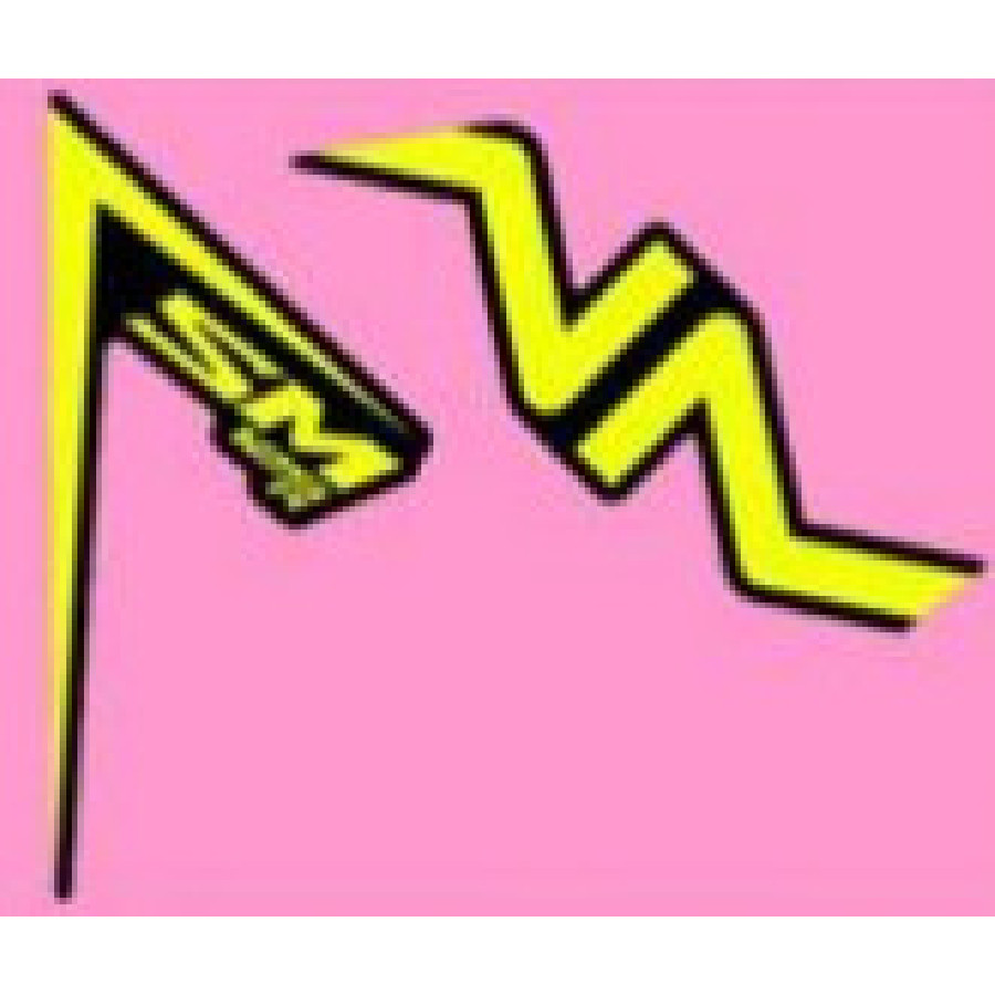 NAKLEJKA LEWEGO DOLNEGO ELEMENTU OZDOBOJNEGO ZBIORNIKA / LOWER DECORATIVE BLOCK STICKER LH, FUEL TANK – STICKERS – YELLOW – 74160680