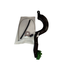 Dźwignia hamulca tylnego RFX KX250 05-08 99 Czarny/Zielony