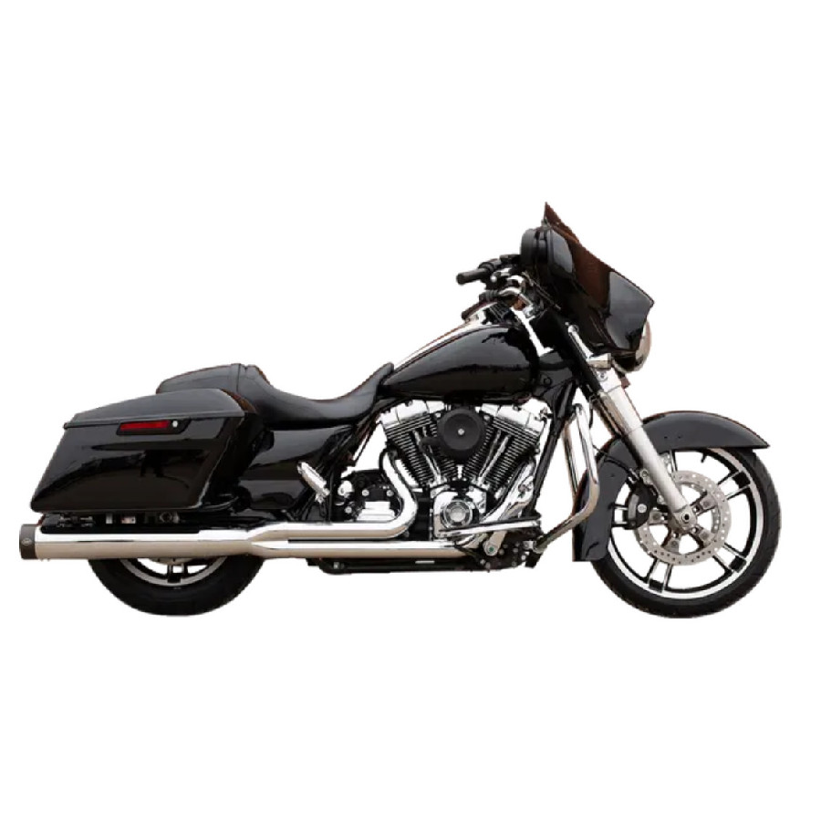 UKŁAD WYDECHOWY – TŁUMIK S&S CYCLE SIDEWINDER 2-1 CHROME HARLEY-DAVIDSON TOURING 2007-2016 50-STATE