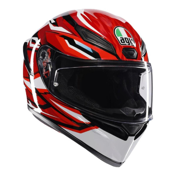 Kask Integralny AGV AGV K1 S Lion Czarny/Czerwony/Biały L