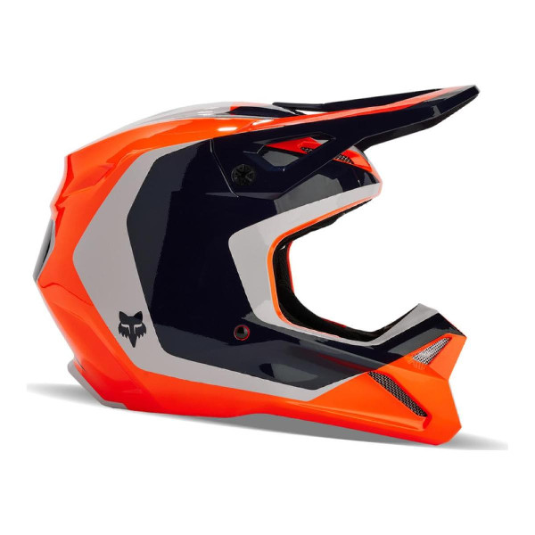 Kask Cross FOX V1 Nitro Pomarańczowy fluo Rozmiar M