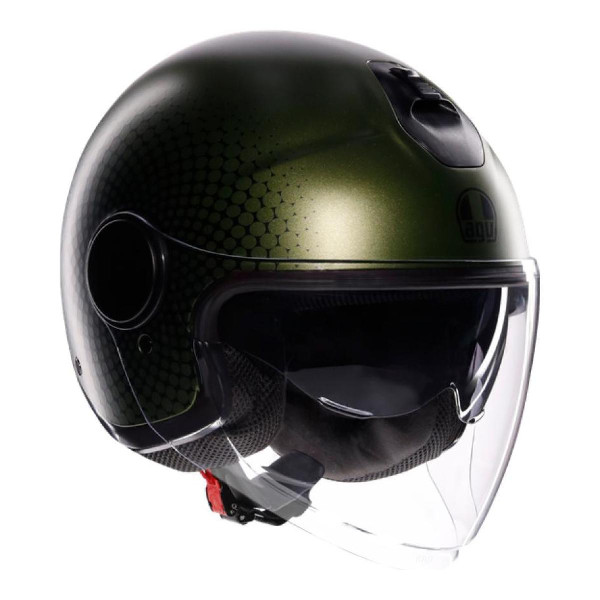 Kask Otwarty AGV Eteres Andora Matt Zielony/Czarny XL