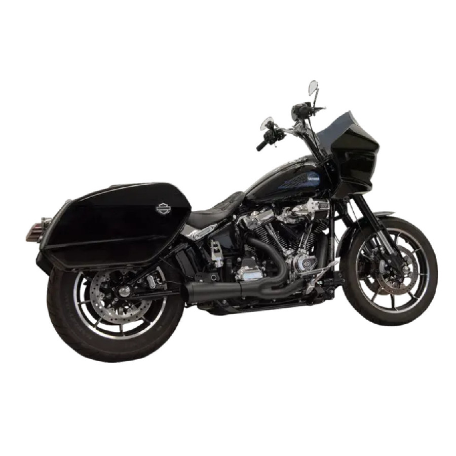 UKŁAD WYDECHOWY – TŁUMIK BASSANI XHAUST 2-1 SHORT RIPPER Z MEGAFONEM HARLEY-DAVIDSON SOFTAIL 2021-2025 BLACK