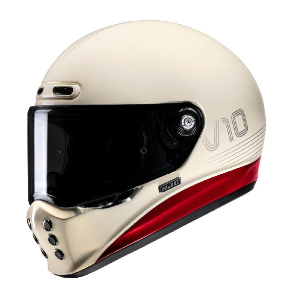 Kask Integralny HJC V10 Tami Biały/Czerwony Rozmiar M