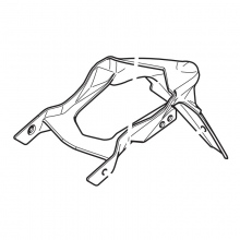 FENDER, REAR NUMBER PLATE HOLDER