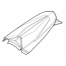 FENDER, REAR SM500 R