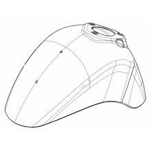 Front mudguard Competition Black -1B006643000XN2