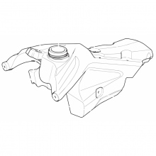 FUEL TANK ZBIORNIK PALIWA RS300 RS500 SM500