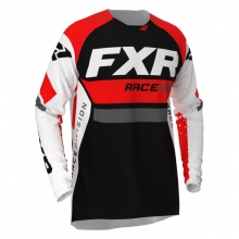Bluza FXR Revo MX Biały/Czerwony/Węgiel/Czarny XL